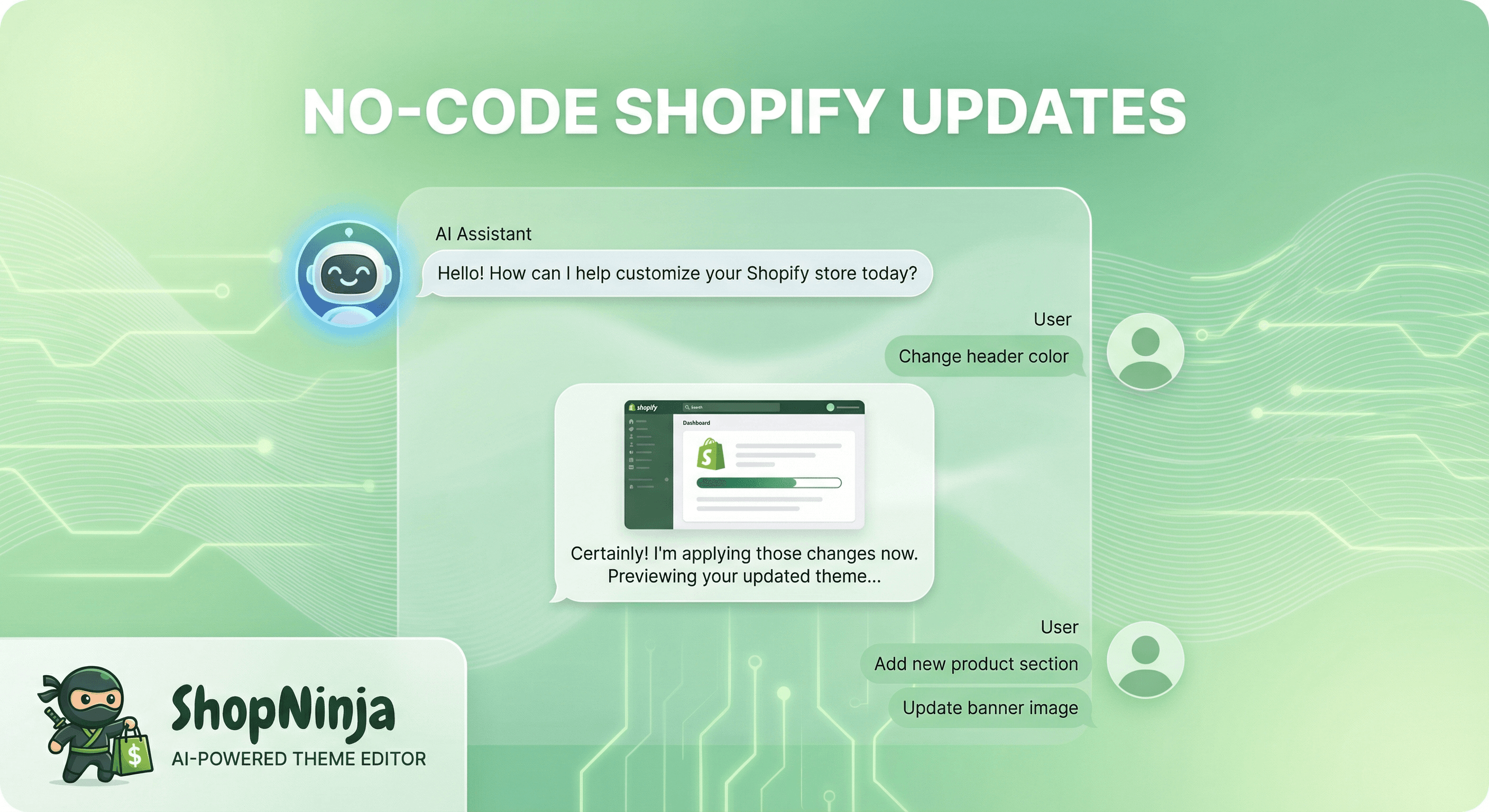 No-Code Shopify Updates: Chat Your Way to Store Changes